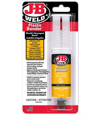 JB Weld - PlasticBonder, Lysebrun