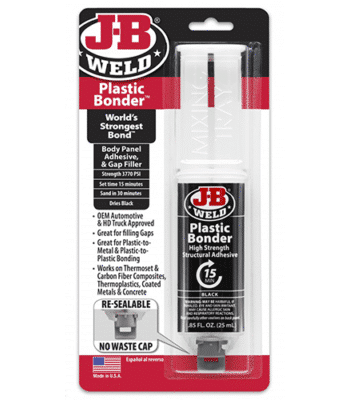 JB Weld - PlasticBonder, Svart